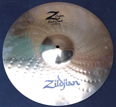 $175 • Buy Zildjian Cymbal Z Custom Rock Crash 17  43cm Avedis Turkish Cymbals Usa Drums