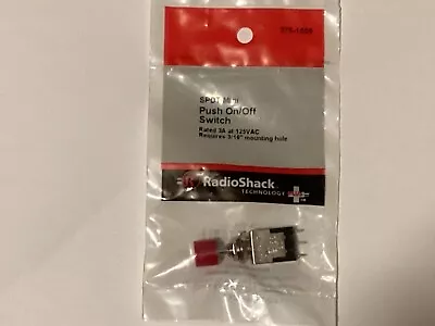 Radio Shack SPDT Mini Push-On/Off Switch 275-1555 • $6.95