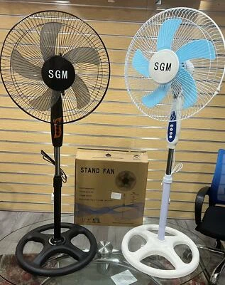£24.99 • Buy 16  FAN SGM OSCILLATING PEDESTAL AIR COOLING FAN WITH STANDING White Or Black