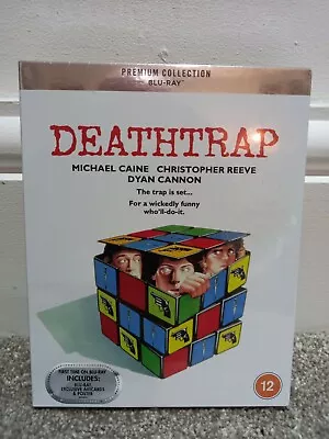 Blu-ray Deathtrap Premium Exclusive Edition New Sealed With Art Cards And Poster • £18.78