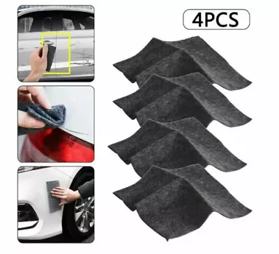 4pcs Nano Sparkle Cloth For Car Scratches Nano Magic Cloth Scratch Remover * • $8.89