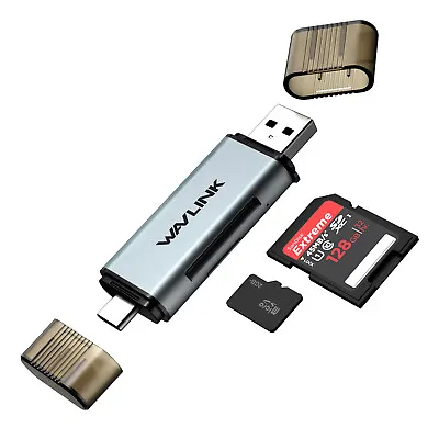 Card Reader USB 3.0 Type C Micro SD TF OTG Smart Memory Adapter Laptop Computer • $6.98