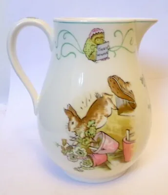 WEDGWOOD BARLASTON PETER RABBIT Milk PITCHER  Beatrix Potter Rare • $69.50