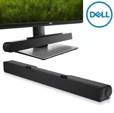 Dell AC511 Multimedia USB Wired Stereo PC Sound Bar Speaker Black Au Seller • $45