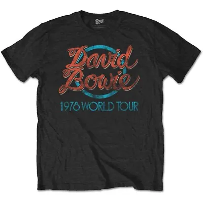 David Bowie 1978 World Tour Official Merchandise T-Shirt Black New • $41.87