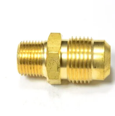 5/8 Male Flare Sae 45 To 3/8 Male Npt Straight Adapter Fitting LNG Gas Propane • $9.94