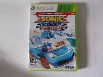 Sonic & All-Stars Racing Transformed - Bonus Edition (Microsoft Xbox 360 2012) • $15.95