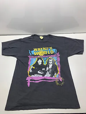 Vintage Waynes World Saturday Night Live T Shirt Wayne Garth 1990 • $124.99