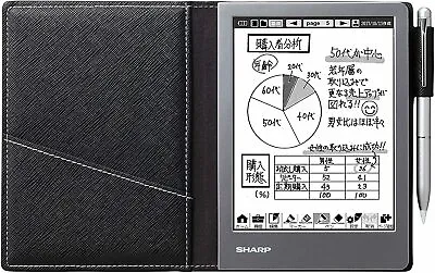 SHARP Electronic Notebook Black WG-S50 • $87.75