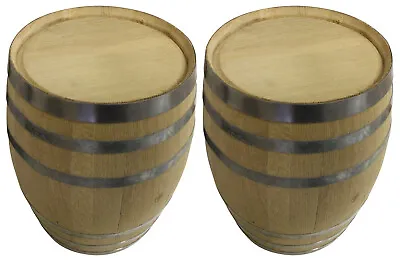 (Set Of 2) - 5 Gal New White Oak Barrel For Aging Whiskey Wine Cider Beer Or • $419.98