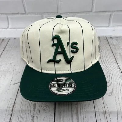 Oakland Athletics MLB The Golfer New Era Hat Snapback Cap White Green New Men • $32.99