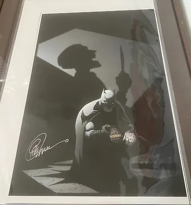 Batman + Joker Giclee Art Print SIGNED BY GREG CAPULLO Art Print 11X17 • $98