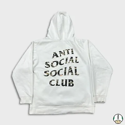 Anti Social Social Club Mirage Camo Hoodie - Mens Medium White • $59.49