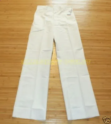 USGI MILITARY NAVY WHITE Dress Pants 34R NIB NSN: 8405-00-196-2460 • $14.90