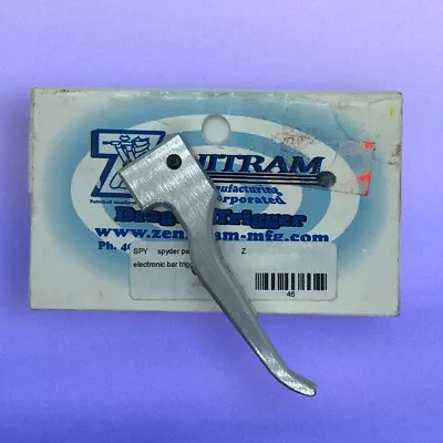 NEW Zenitram Spyder E-Frame Sweet Spot Trigger Silver Raw Paintball Gun Marker • $15