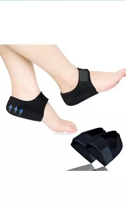 Heel Support Protectors Pads Planter Fasciitis Heel Cups Spur Therapy Wraps Pain • $14.99