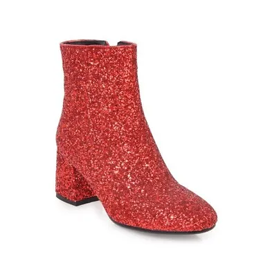 Low Heel Womens Round Toe Ankle Boot Glitter Go Go Boots Child Girls Shoes Boots • $63.83