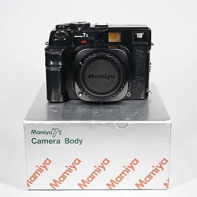 Mamiya 7 II Medium Format Rangefinder Film 6x7 Camera Black Body • $3299.50
