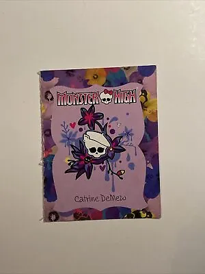 Monster High - Catrine DeMew Haunted Art Diary Only Mattel • $4.50