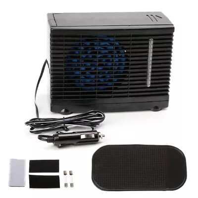 Adjustable 12V Car Air Conditioner Cooling Fan Water Ice Evaporative • £40.08