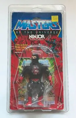 MOTU Masters Of The Universe Ninjor Mattel Series 6 1987 MOSC MOC • $724.99