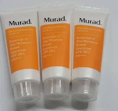 MURAD Essential-C Day Moisture SPF 30. 1.7 Oz + 0.7  Total /No BOX Free Shipping • $15.99