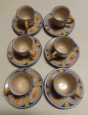 Vintage Majolica Deruta Tea Cup Set • $12