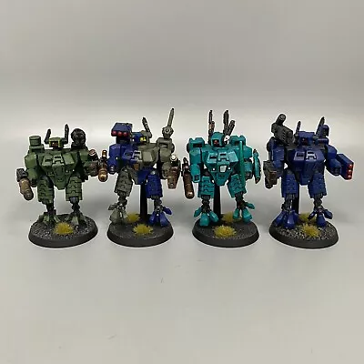 X 4 Xv8 Crisis Battlesuits Tau Empire Squad Warhammer 40000 Games Workshop 40k • £29.95