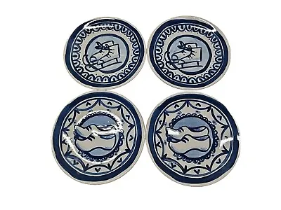 Set / 4 Delft Blond Amsterdam Plates Made In Holland 4   • $17.95