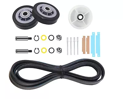 Maytag MDE5500AYW MDE4000AYW MDE6000AYW Dryer Roller Belt Pulley Repair Kit • $51.99