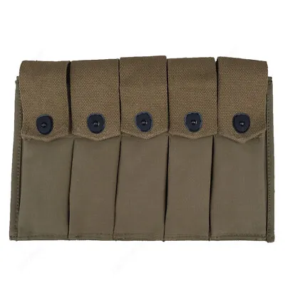 Ww2 Us Army Usmc Thompson -5 Cell Magazine Pouch Us Ammo Pouch • $25.99