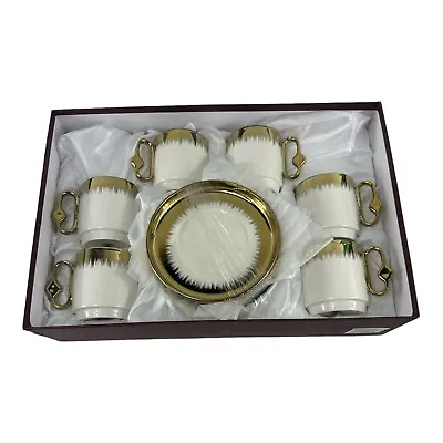 Arabic Coffee Cups / Expresso Cups /Turkish Tea Ups / Cups And Saucers Set Of 6 • £19.99