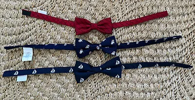 $0.99 • Buy Lot Of Janie And Jack Bow Ties 3 Different Patterns And Sizes : Ages 3 - 9