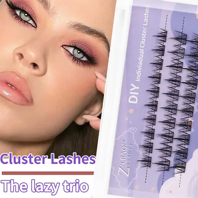 £2.94 • Buy Lash Grafting False Eyelash Segmented Individual Cluster Eyelashes 3D Volume *UK