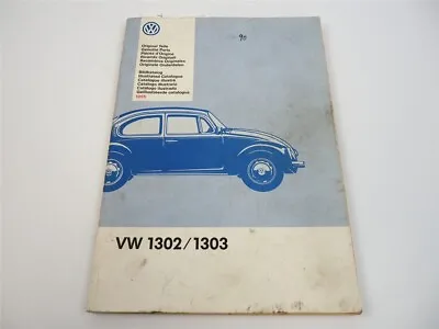 VW Beetle 1302 1303 Sedan Convertible Image Catalogue Parts Catalogue 1995 • $75.64