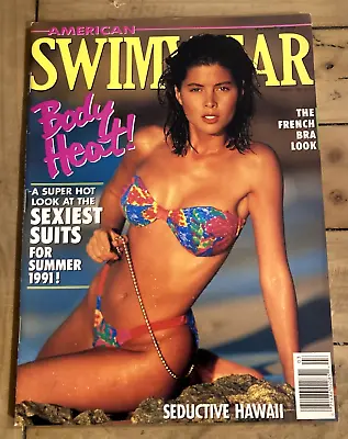 SOMALY SIENG New Body AMERICAN SWIMWEAR Magazine March 1991 Venus Swimsuits USA • $89.97