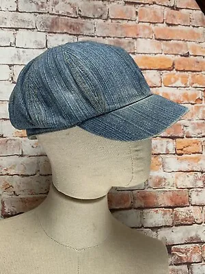 H&M Denim Hat Cap Womens Small Blue • $9.99