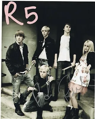 R5 Pop Band Signed 8x10 Photo W/COA Forget About You Pass Me By Smile  • $49.95