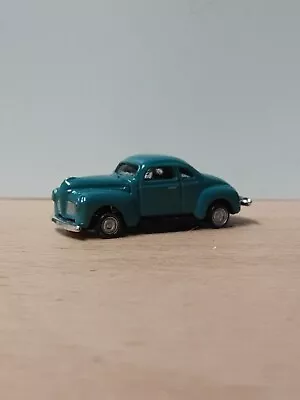 Classic Metal Works Blue 1941 PLYMOUTH COUPE HOT ROD   N Scale • $15.27