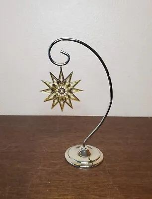 Vintage 1997 MMA Metropolitan Museum Of Art Gold Covered Christmas Star Ornament • $45.99