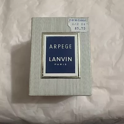 Vintage LANVIN ARPEGE Extrait 869 Perfume France 1/2 Oz. Sealed In Box RARE • $49.99