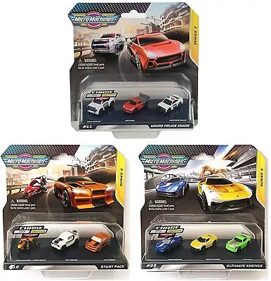 £14.95 • Buy Micro Machines Series 3 Mega Bundle - Police Chase, Ultimate Exotics, Stunt Pack