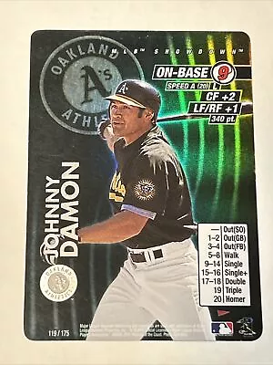 2001 MLB Showdown Pennant Run Johnny Damon #119/175 Oakland Athletics A’s • $8