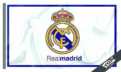 Real Madrid Flag Banner 3x5 Feet Spanish Soccer Club Futbol Fans Supports White • $14.99