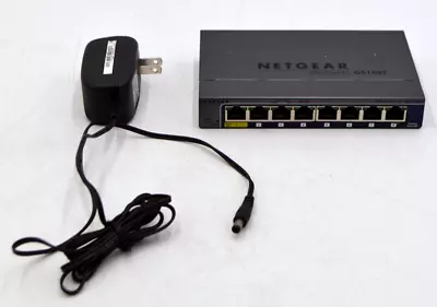 Netgear GS108T GS108TV2H1 ProSafe Plus 8-Port Gigabit Ethernet Switch • $23.95