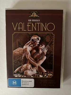 Valentino DVD All Region 1977 Ken Russell Drama Rudolf Nureyev Leslie Caron Rare • $15