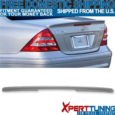 Fits 01-07 Benz C-Class W203 AMG Trunk Spoiler Painted Iridium Silver Metallic • $112.99