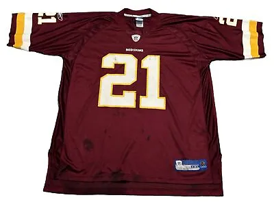 Vintage Reebok Washington Redskins Sean Taylor #21 NFL Jersey Men’s XXL 2XL • £30