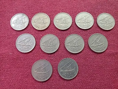 £3 • Buy Middle East   Arabic Coins Kuwait 100 Fils  Lot All Different Dates 