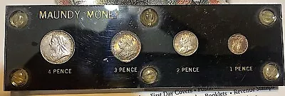 1893 Great Britain Toned Silver Coin Maundy Set Looks Better In Hand Than My Pic • $299.99